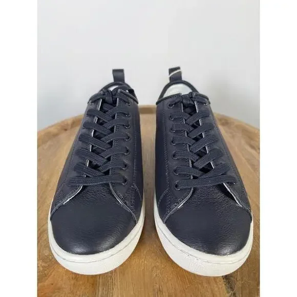Paul Smith Miyata Leather Trainers Dark Navy Men’s 7 EU 40 Luxury Sneakers NWB - Picture 2 of 10